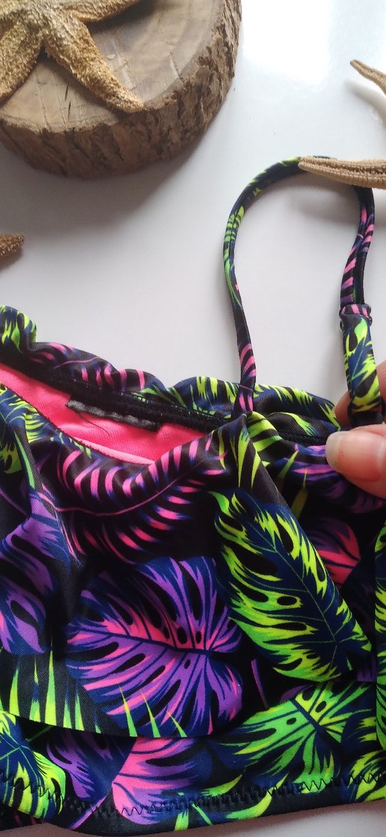 Renkli Bohem Mini üst - Görsel 4