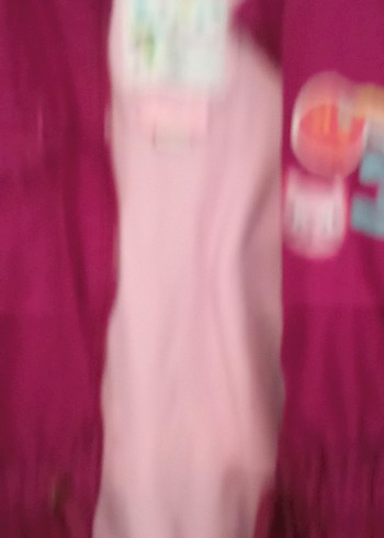 Kız Çocuk Pembe Düğmeli Sıcak Mont - Görsel 2