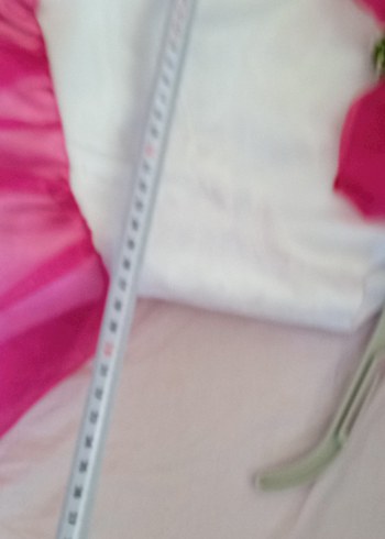 Pembe Drapeli Askılı Kız Çocuk abiye - Görsel 7