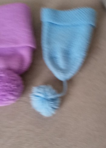 Kadın Gri Örgü Ponponlu Bere - Görsel 4