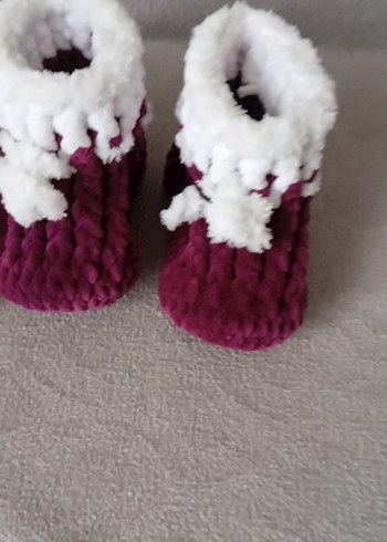 el örgü cocuk panduf - Görsel 2