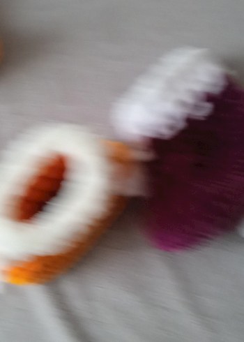 el örgü cocuk panduf - Görsel 7