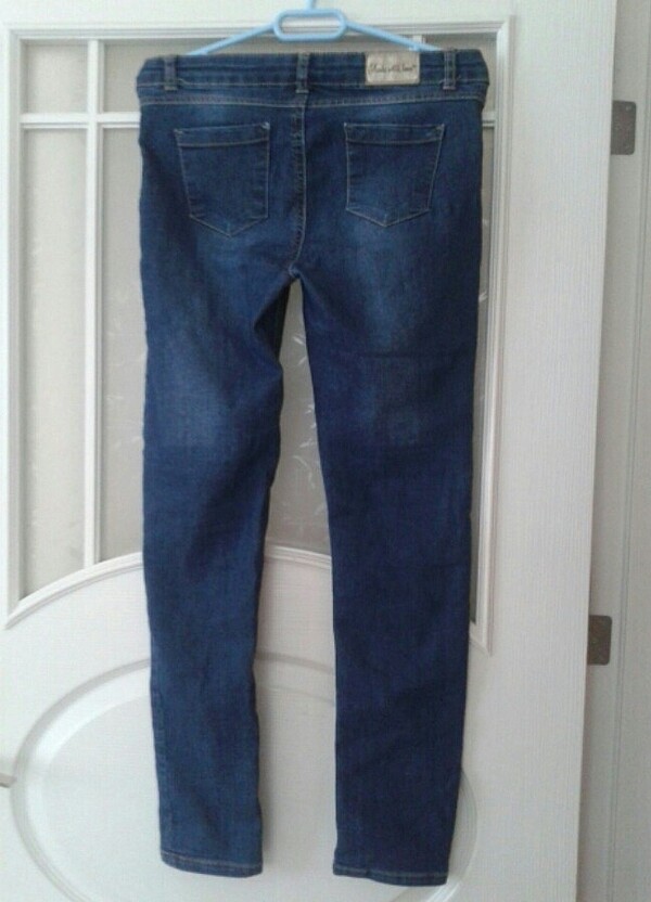 Kız çocuk dar kesim kot pantolon - Görsel 2