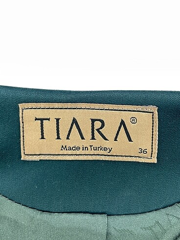 36 Beden yeşil Renk Diğer Blazer %70 İndirimli.