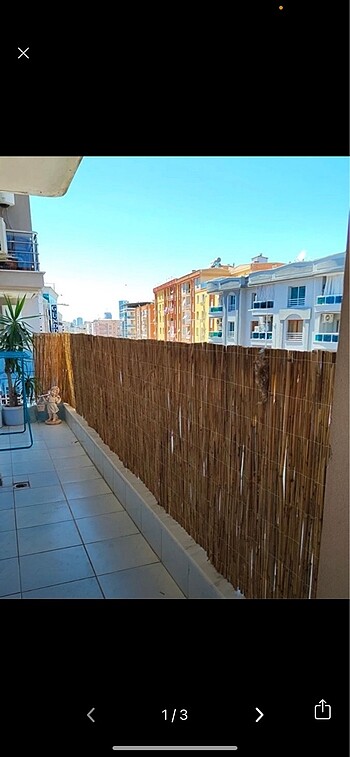 Kamış Hasır Bambu Çit 1*5m