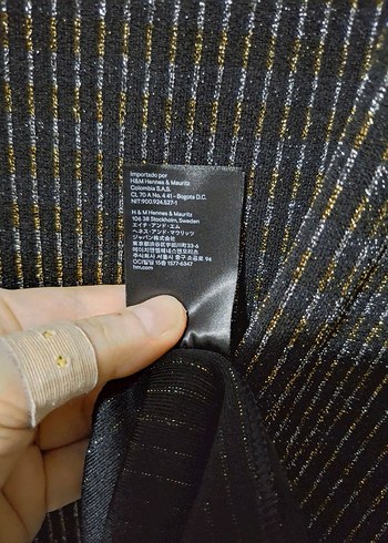 #H&M simli detaylı elbise - Görsel 4