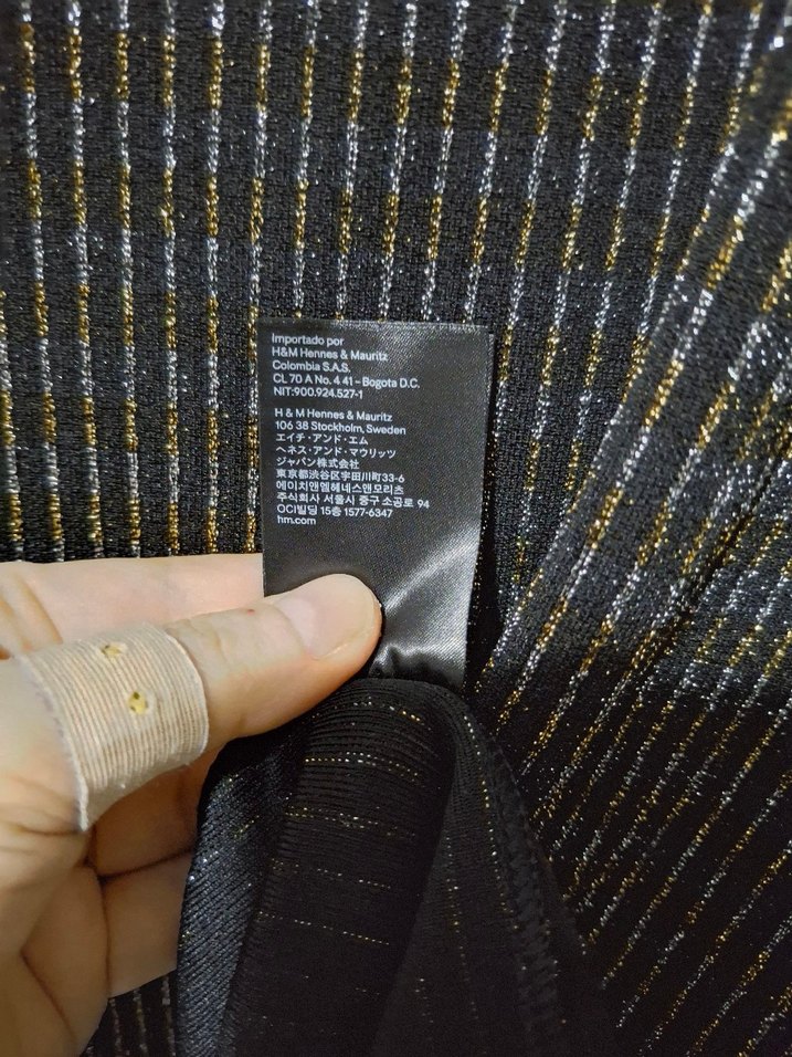 #H&M simli detaylı elbise - Görsel 4