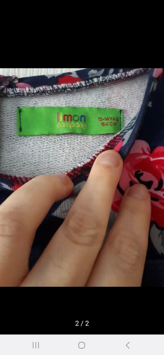 2adet 13/14 yaş elbise defacto ve limon company - Görsel 3