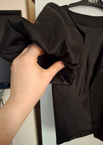 Düğmeli Siyah Midi Gotik Stil Kadın Ceket - Görsel 4