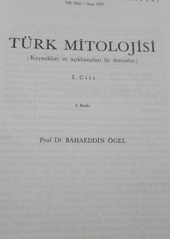 TÜRK MİTOLOJİSİ
(Kaynaklar ve Açıklamaları ile Destanlar) 1.cilt - Görsel 3