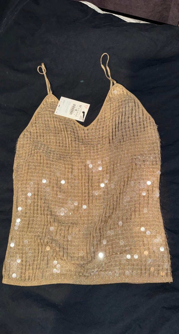 V Yaka payetli - Görsel 2