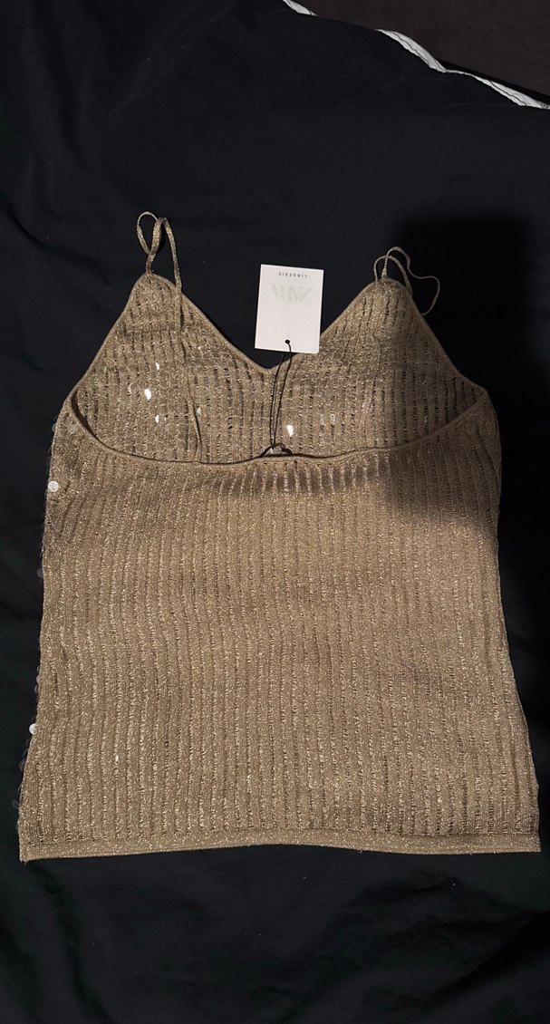 V Yaka payetli - Görsel 4