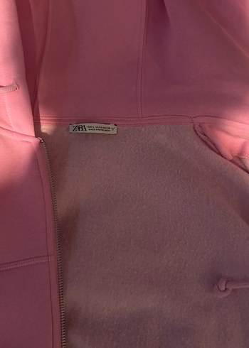 Pembe Kapüşonlu sweatshirt - Görsel 4