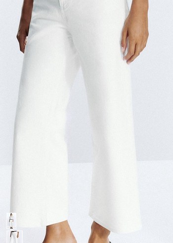 Zara beyaz pantolon - Görsel 2