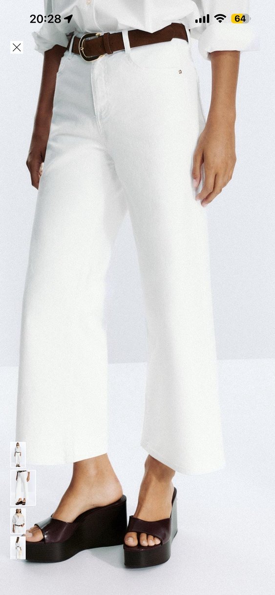 Zara beyaz pantolon - Görsel 2