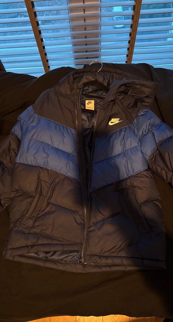 Nike Erkek Lacivert Kapüşonlu Mont - Görsel 2