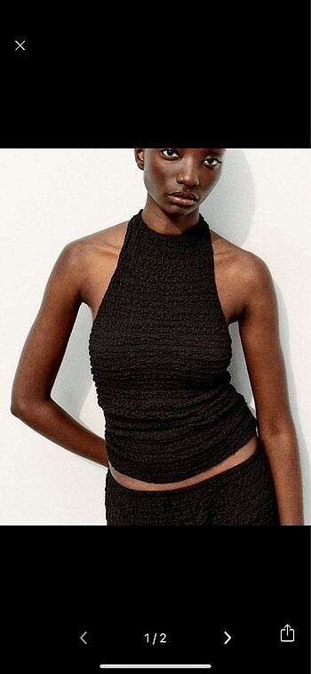 Zara halter yaka takım