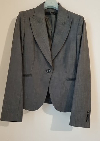 Gri Kadın Ofis Takım Elbise - Görsel 3