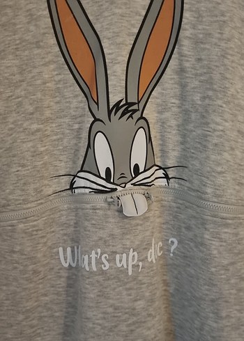 Kapüşonlu Sweat elbise - Görsel 2