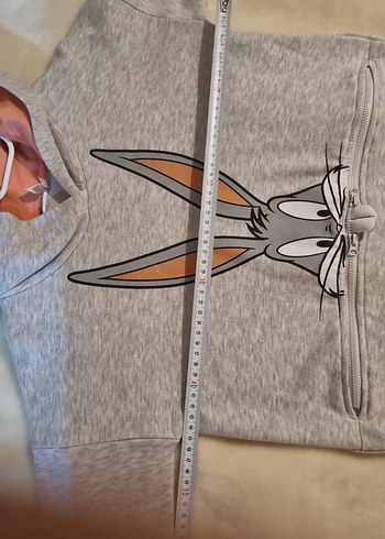 Kapüşonlu Sweat elbise - Görsel 7