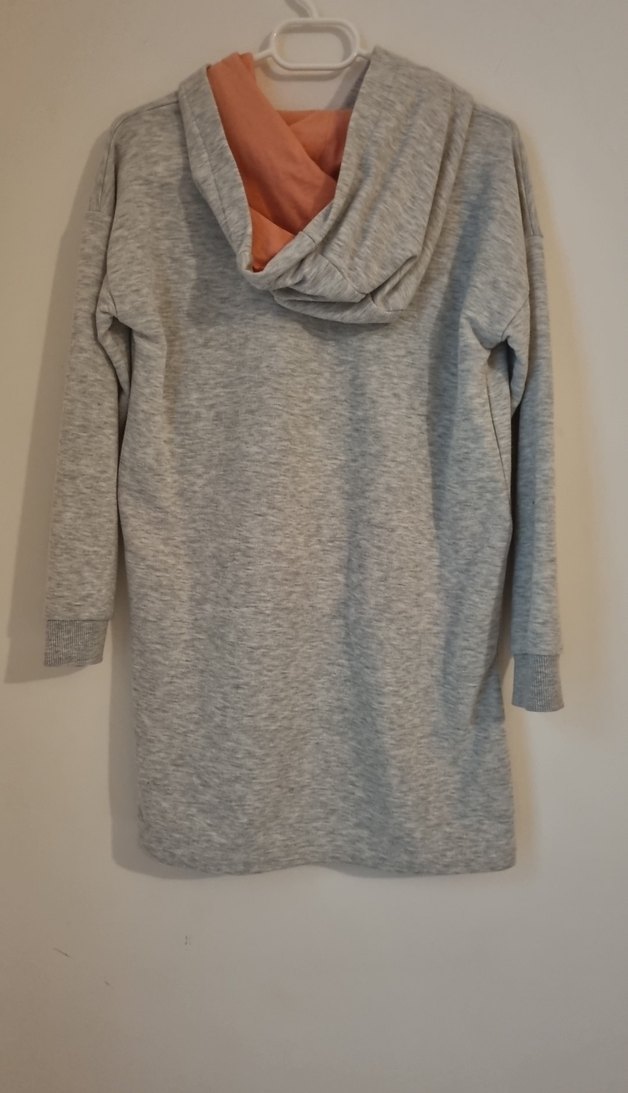 Kapüşonlu Sweat elbise - Görsel 3