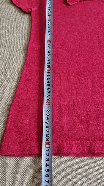7 Yaş Beden kırmızı Renk H&M Simli triko elbise