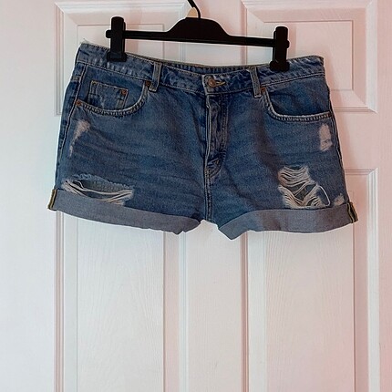h&m denim şort