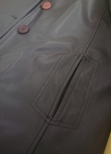 l Beden Vintage Deri Ceket
