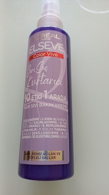  Beden Loreal sarı saç kurtaricisi