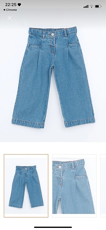 Kız Çocuk Jean Kot Pantolon