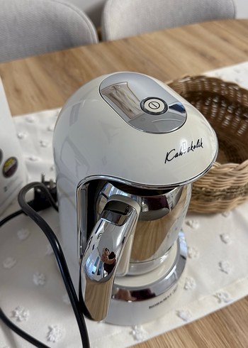 Korkmaz Kahve Makinesi Gri-Beyaz - Görsel 7