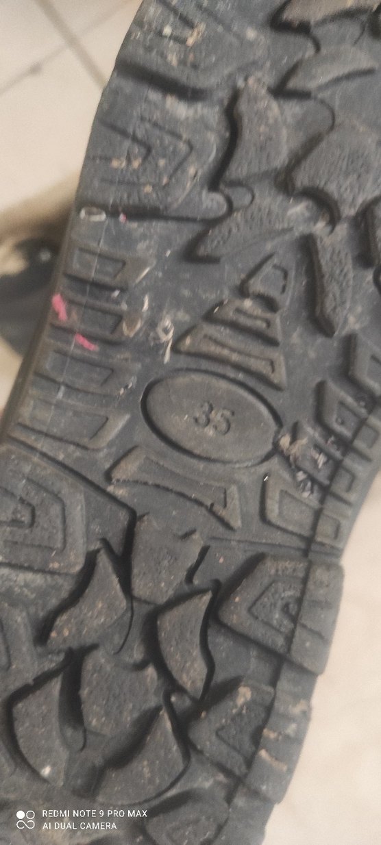 Erkek Siyah Punk Tarzı Günlük Spor Ayakkabı - Görsel 2