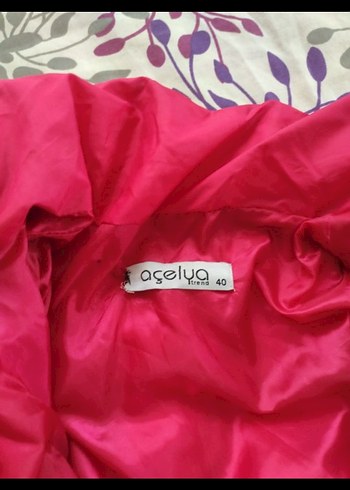 Pembe Fermuarlı Kadın Kışlık Mont - Görsel 2