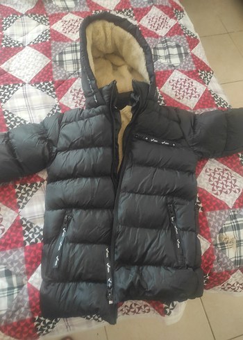 Diğer Siyah Çocuk Kapüşonlu mont.