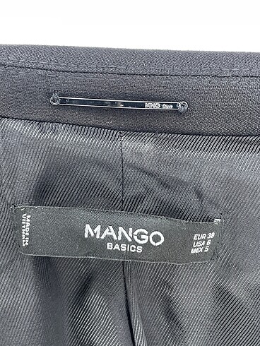 38 Beden siyah Renk Mango Blazer %70 İndirimli.