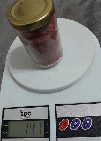 Kırmızı Toz, 140 Gram Kapasiteli balik yemi - Görsel 4