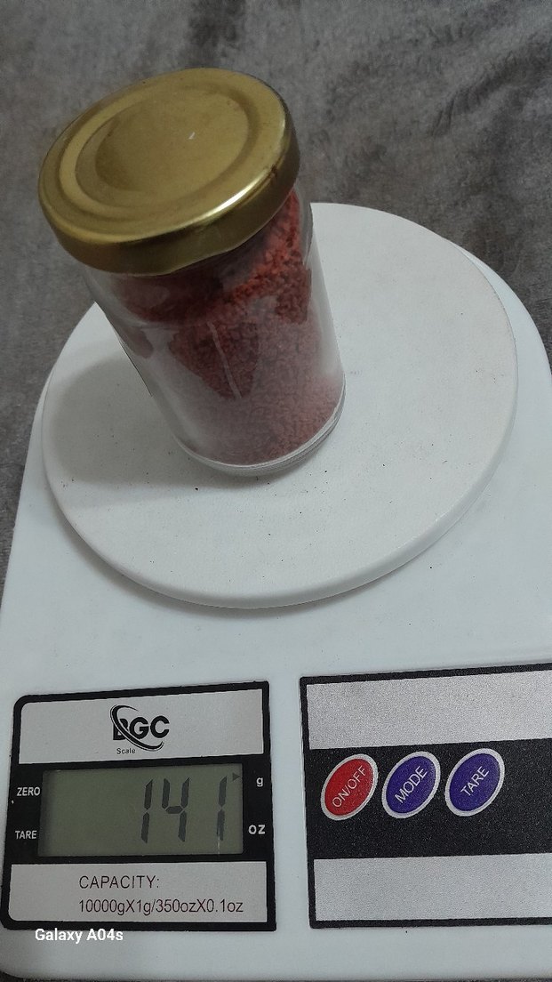 Kırmızı Toz, 140 Gram Kapasiteli balik yemi - Görsel 4