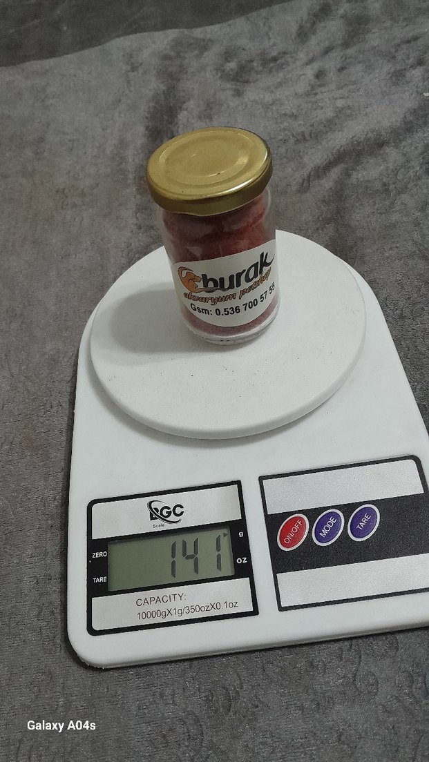 Kırmızı Toz, 140 Gram Kapasiteli balik yemi - Görsel 3