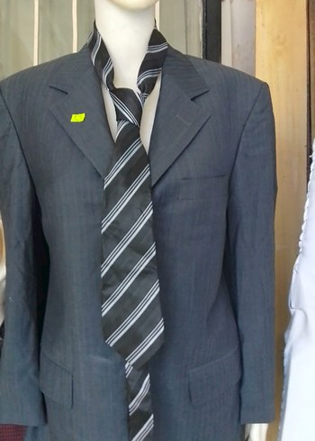 Gri Erkek Regular Fit Düğmeli  Ceket - Görsel 3