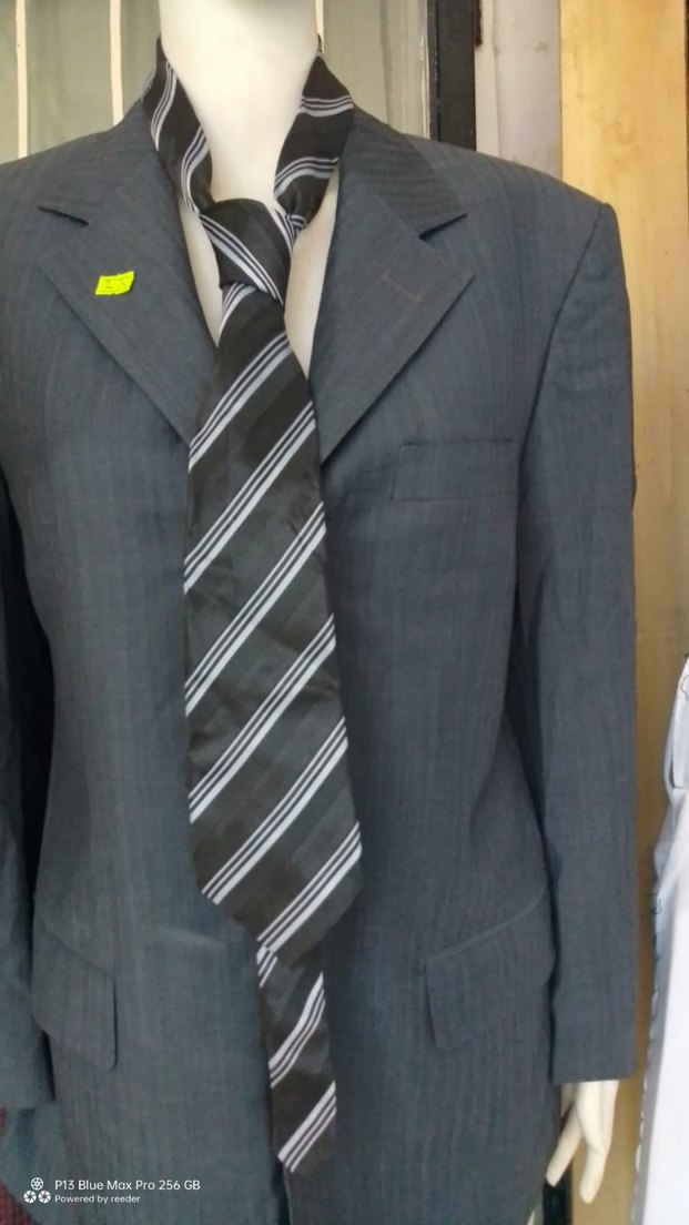 Gri Erkek Regular Fit Düğmeli  Ceket - Görsel 4