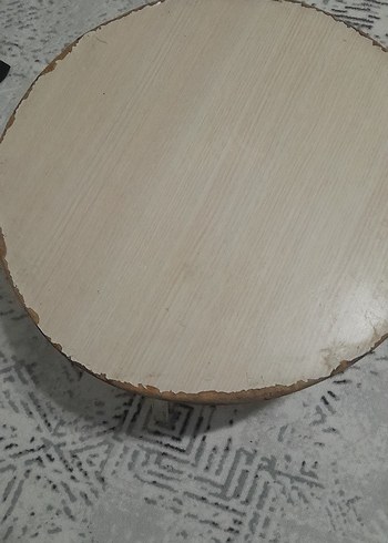 Bej Parlak Yuvarlak bazi ekmek tahtasi - Görsel 6