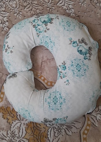 Turkuaz Desenli Emzirme ve Hamilelik Yastığı  özel kilifli - Görsel 4