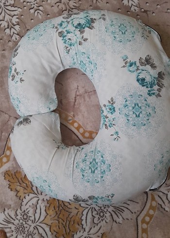 Turkuaz Desenli Emzirme ve Hamilelik Yastığı  özel kilifli - Görsel 7