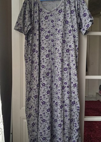 Uzun Mor Hamile ve Emzirme Gecelik - Görsel 6