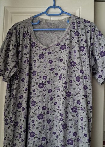 Uzun Mor Hamile ve Emzirme Gecelik - Görsel 5