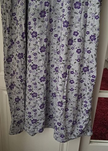 Uzun Mor Hamile ve Emzirme Gecelik - Görsel 2