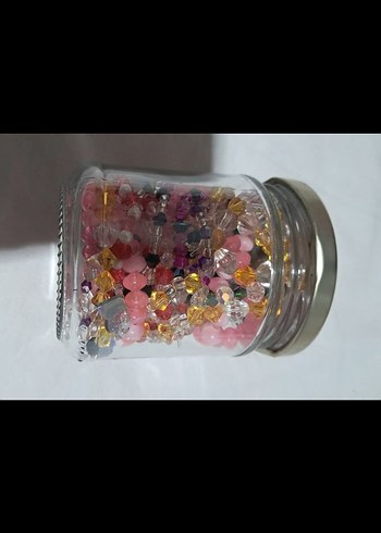 Renkli Boncuklu Çocuk Takı Seti bileklikler  30 adet - Görsel 2