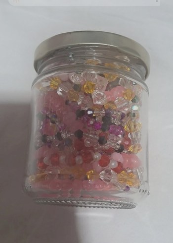 Renkli Boncuklu Çocuk Takı Seti bileklikler  30 adet - Görsel 4