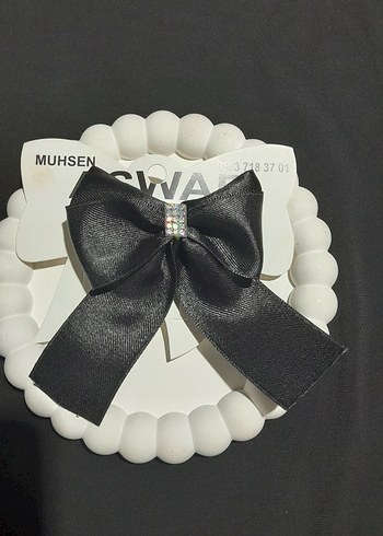 Siyah Fiyonklu Gotik Kadın Saç Aksesuarı - Görsel 2