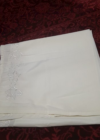 Nakışlı makina sarma işi krem renk mango üzerine yapilmiş - Görsel 8